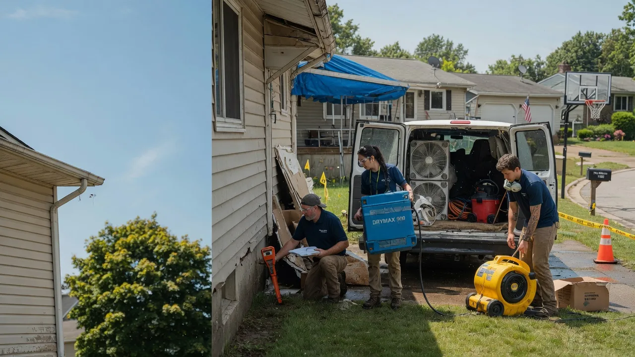 Ceiling Leak Cleanup in Whitestown, IN near me