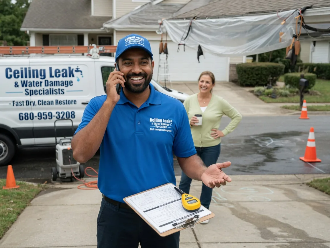 Ceiling Leak Cleanup Whitestown, IN FAQs